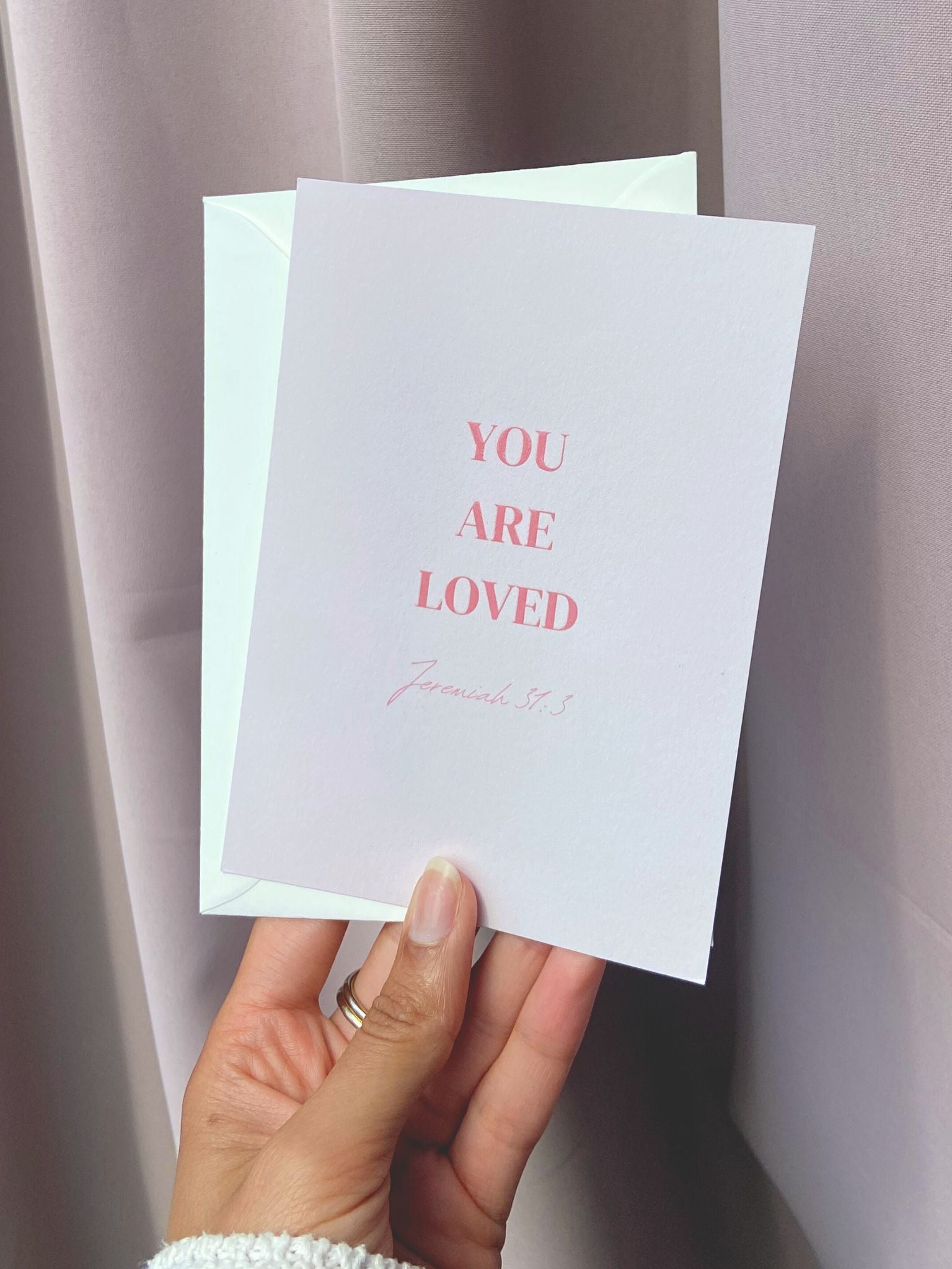 christelijke bijbeltekst kaart jeremia 31:3