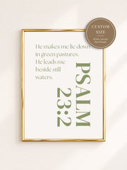 Custom Poster 'Green Pastures'