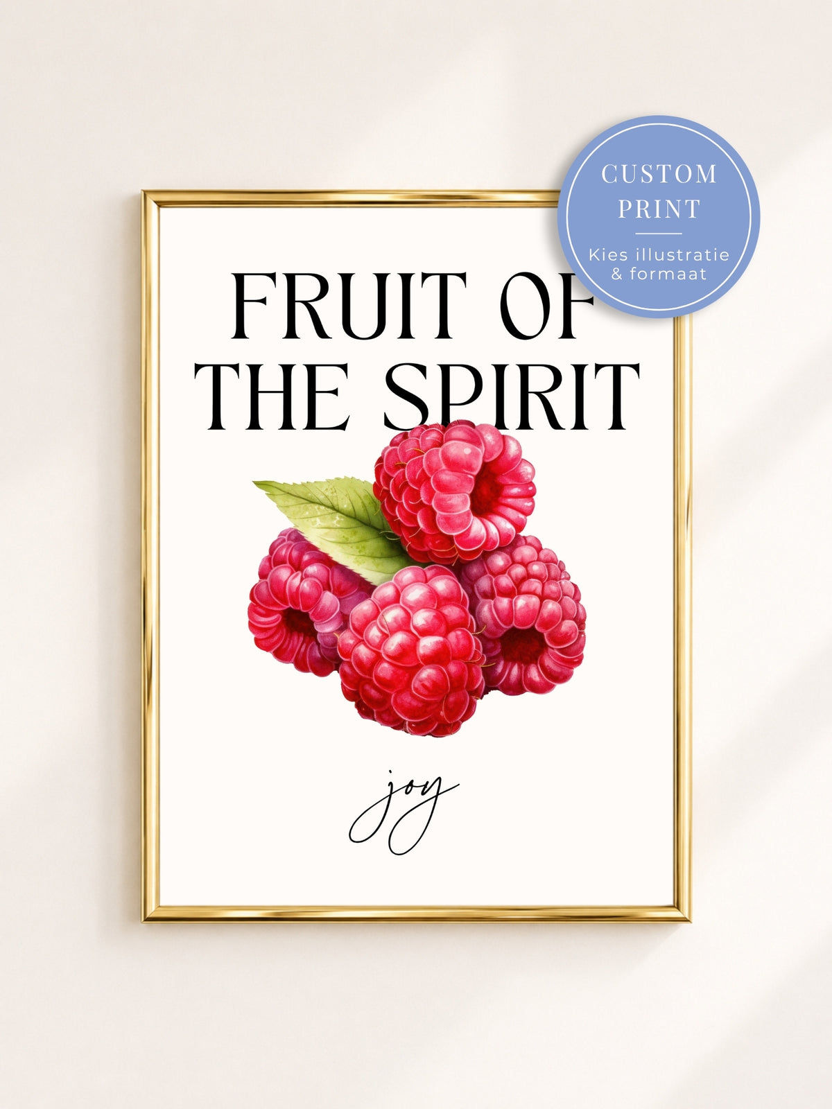 Custom Poster 'Fruit of the Spirit' - Joy