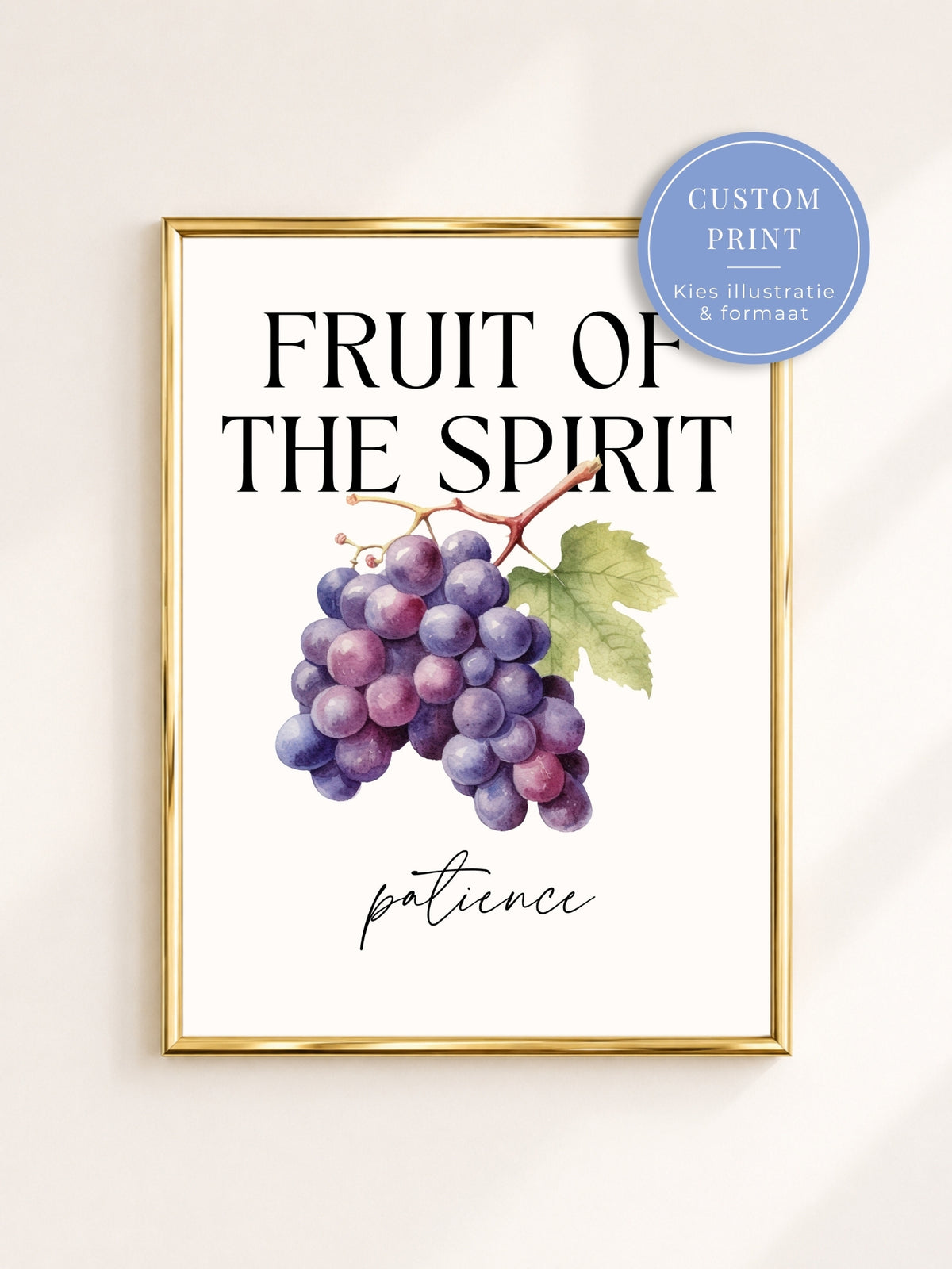 Custom Poster 'Fruit of the Spirit' - Patience