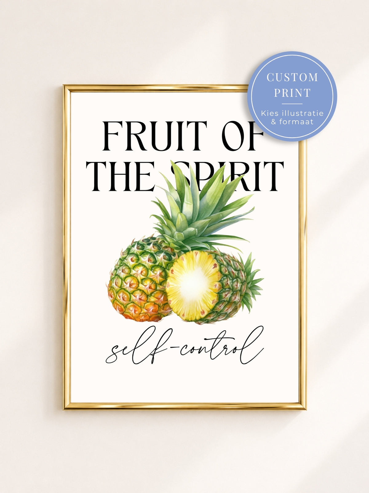 Custom Poster 'Fruit of the Spirit' - Self Control