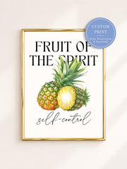 Custom Poster 'Fruit of the Spirit' - Self Control