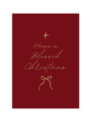 Christmas card 'Blessed Christmas'