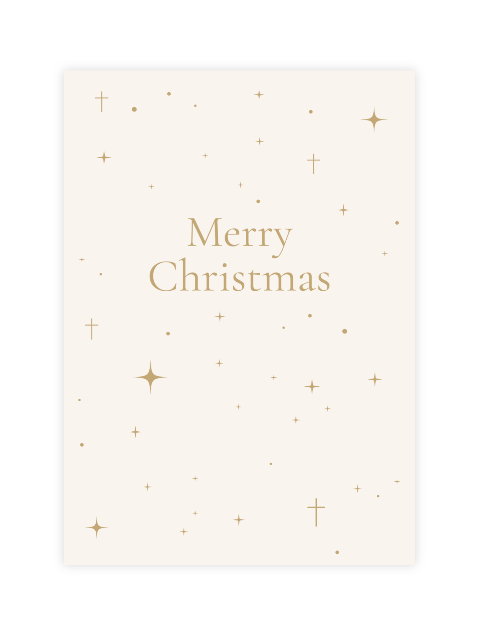 Christmas card 'Merry Christmas'