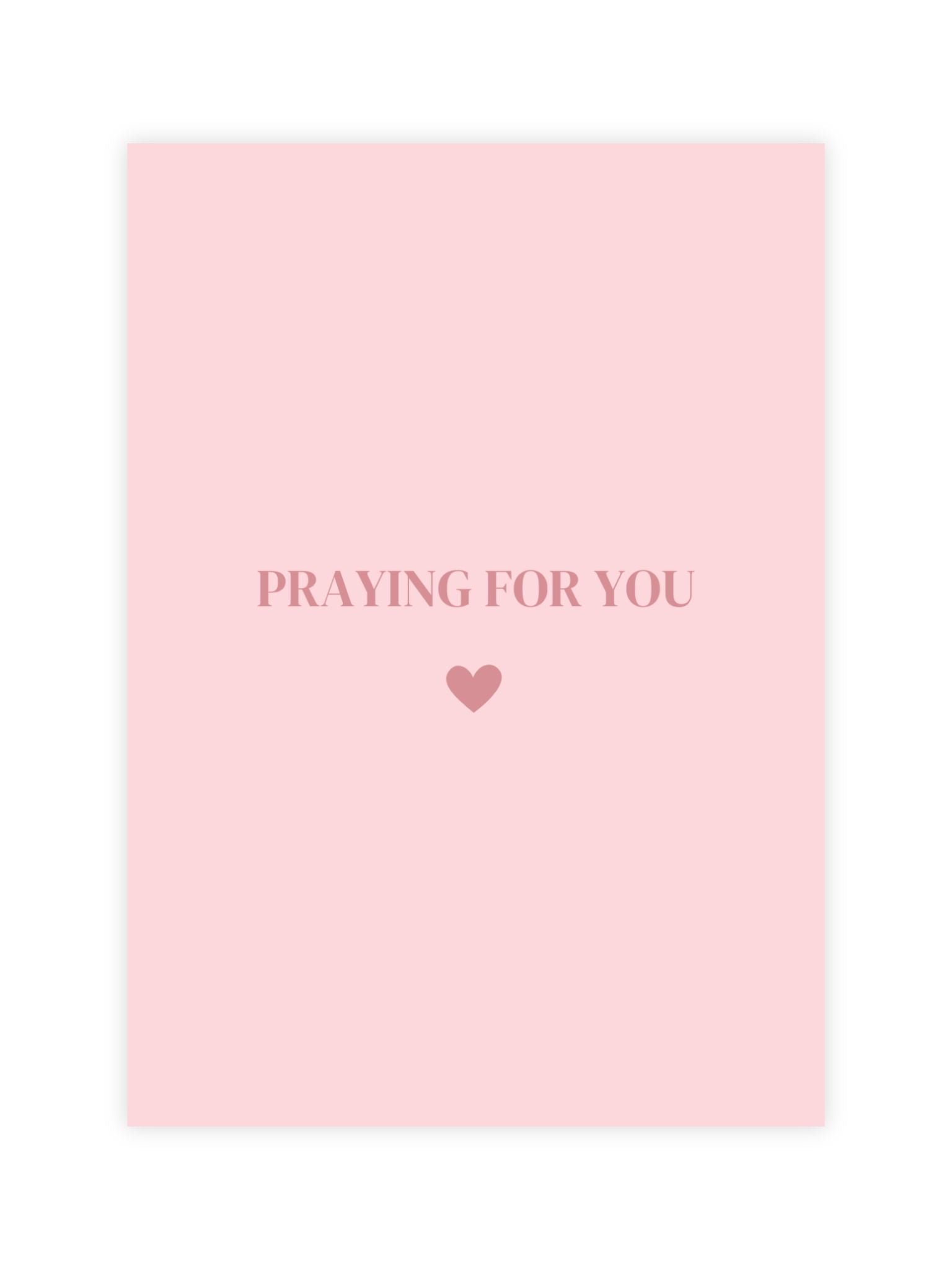 christian card online praying for you