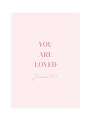 christian card you are loved bible verse Jeremiah 31:3