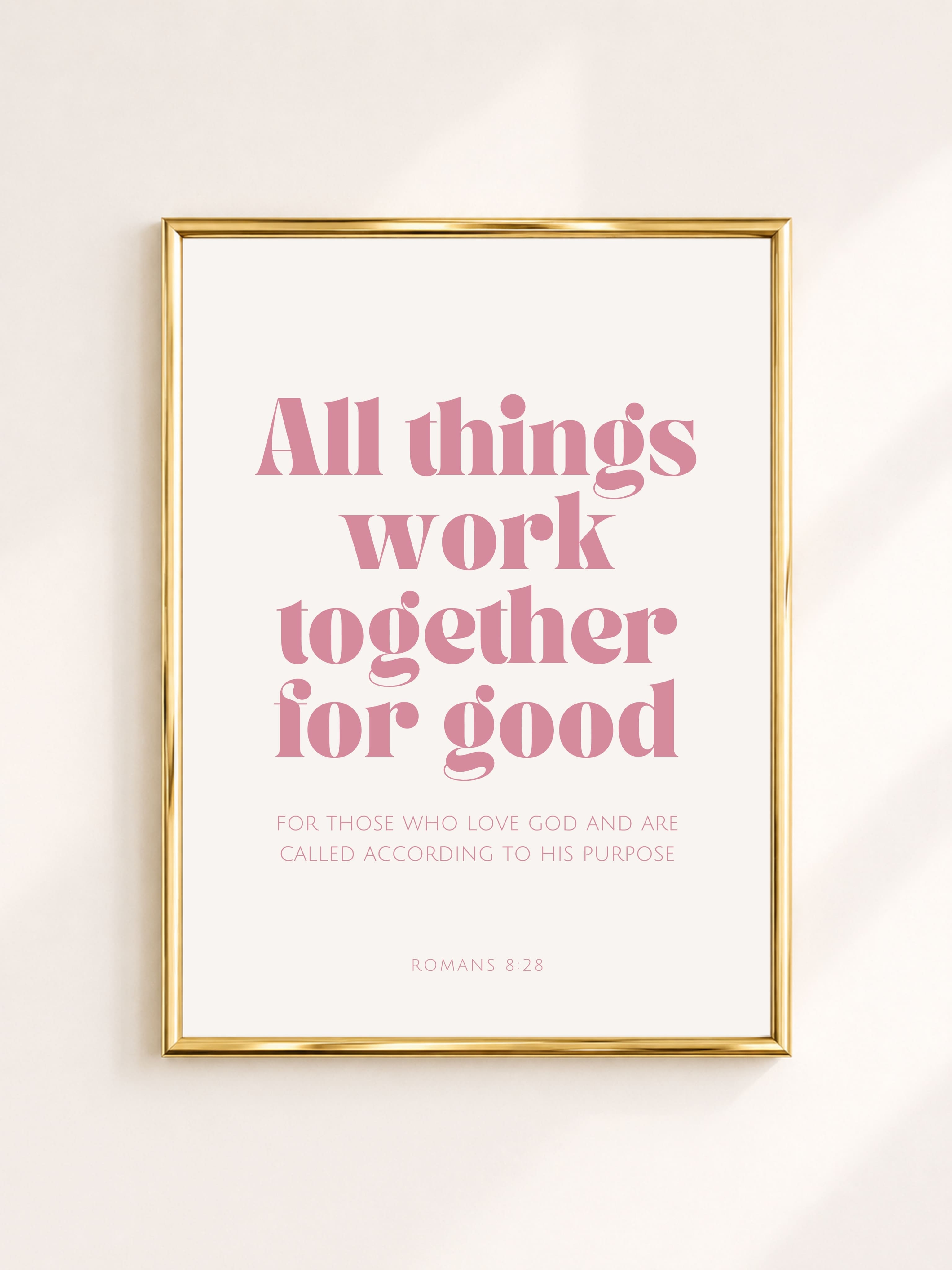 Poster 'All Things For Good'