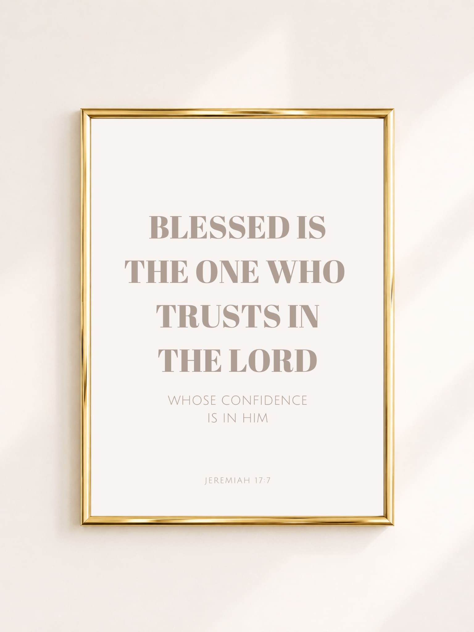 Poster 'Blessed Is The One'