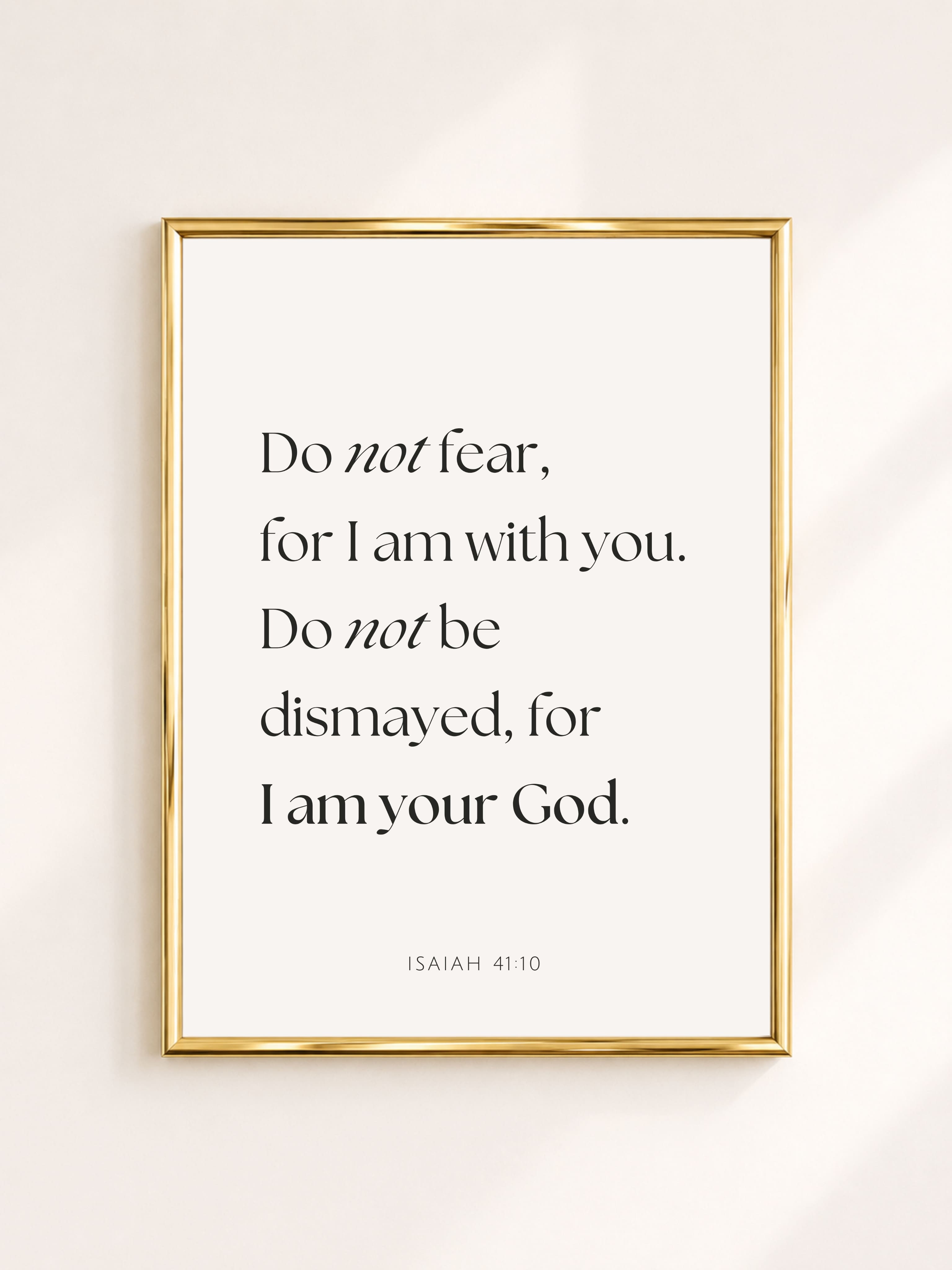 Poster 'Do Not Fear'