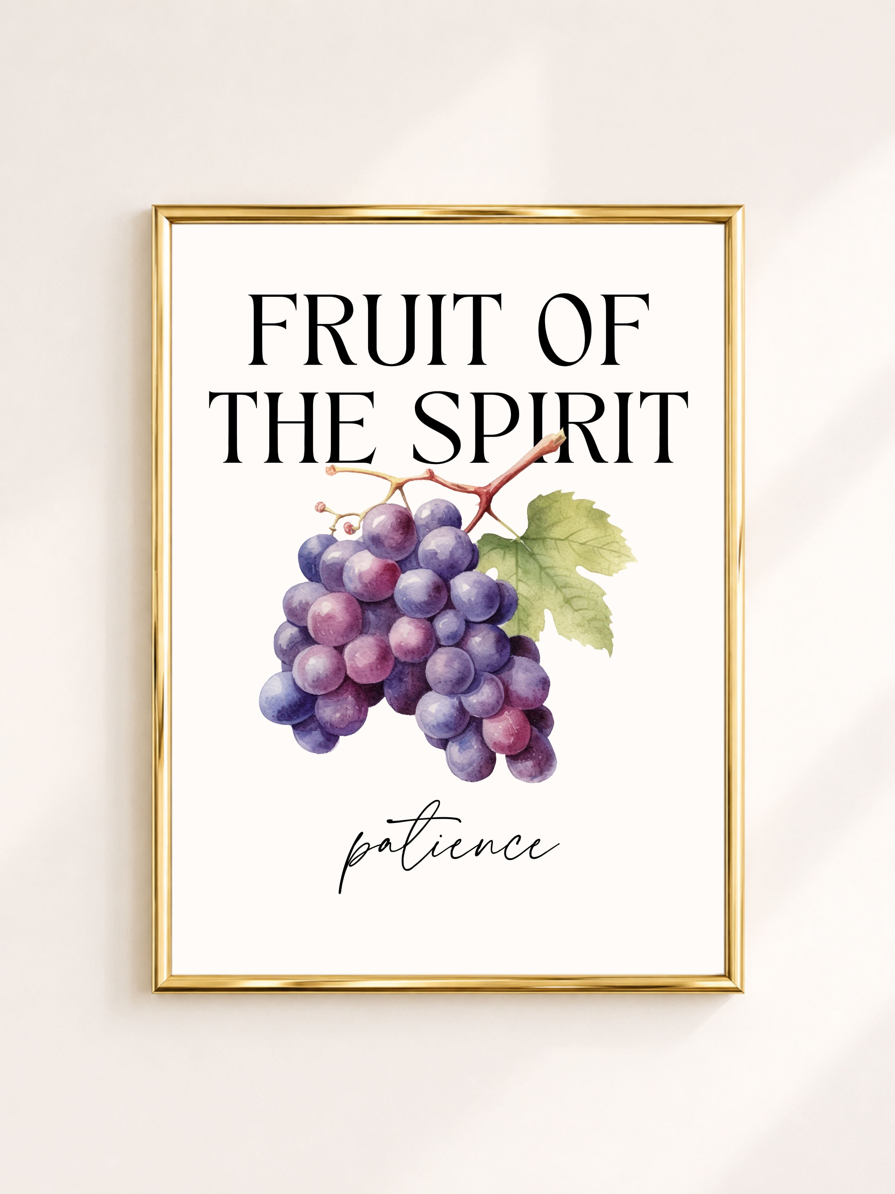Poster 'Fruit of the Spirit' - Patience
