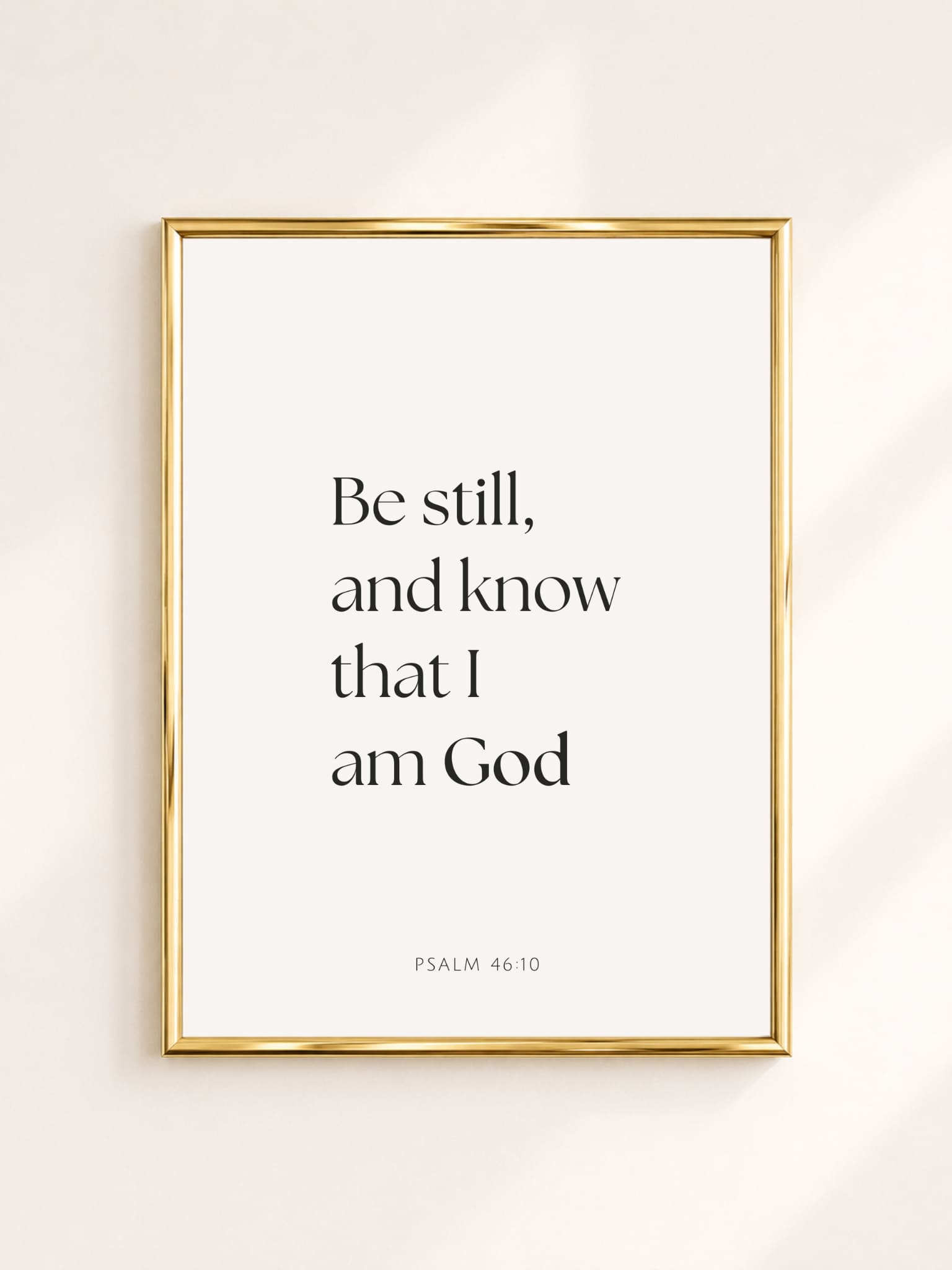 Poster 'Be Still'