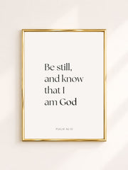 Poster 'Be Still'