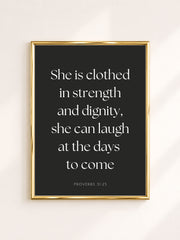 Poster 'Strength and Dignity'