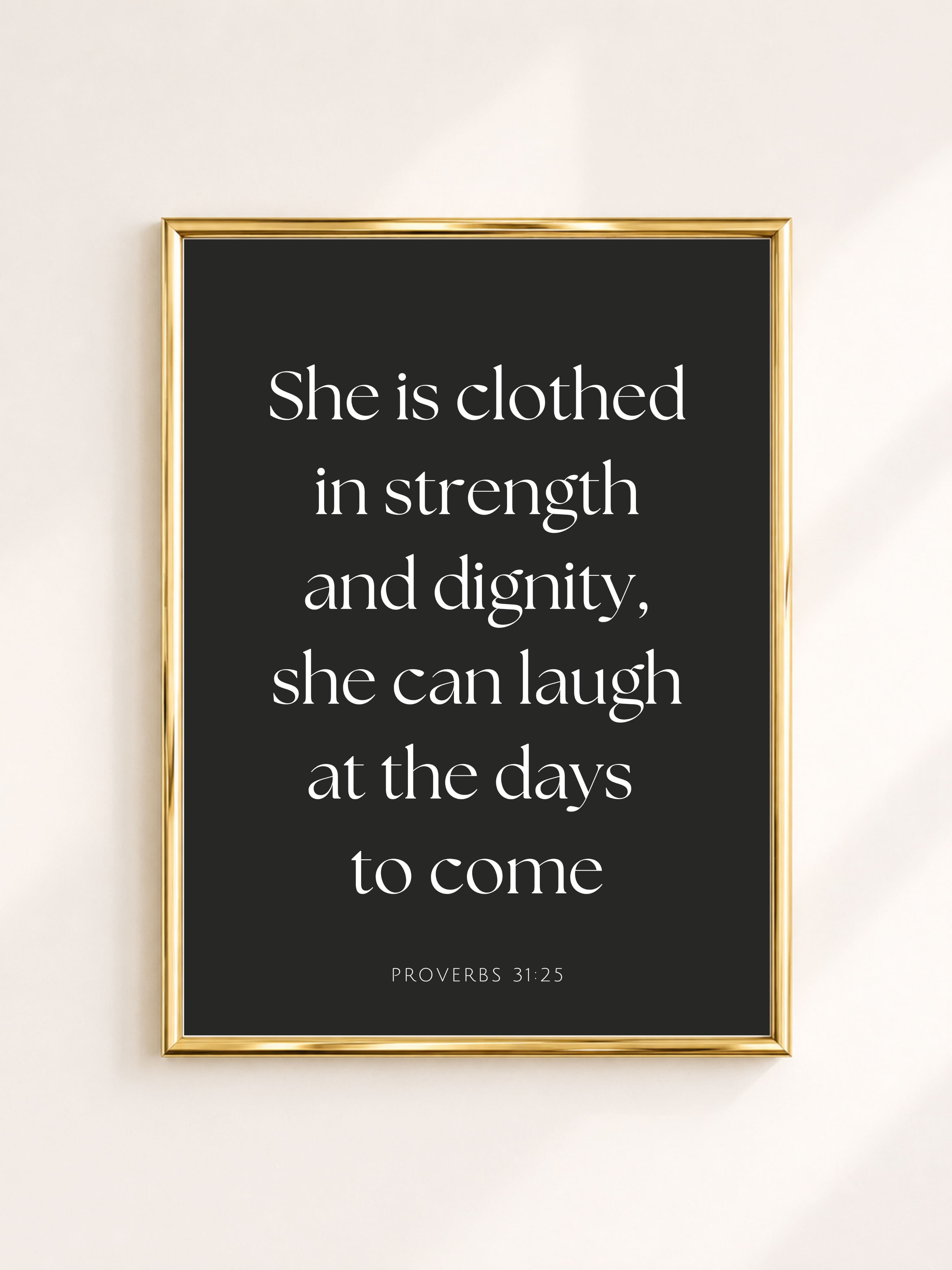 Poster 'Strength and Dignity'
