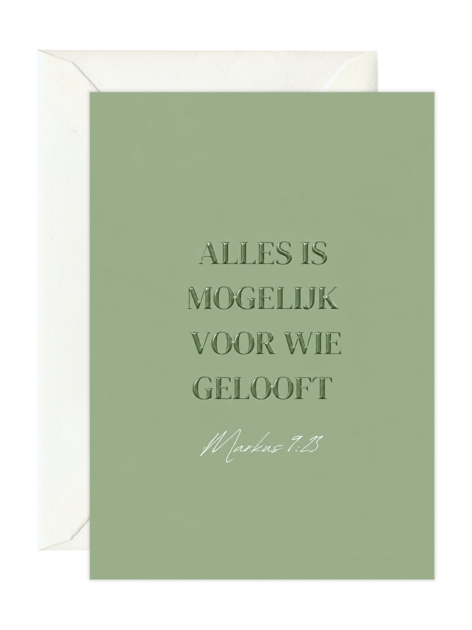 Greeting card 'Alles is mogelijk'