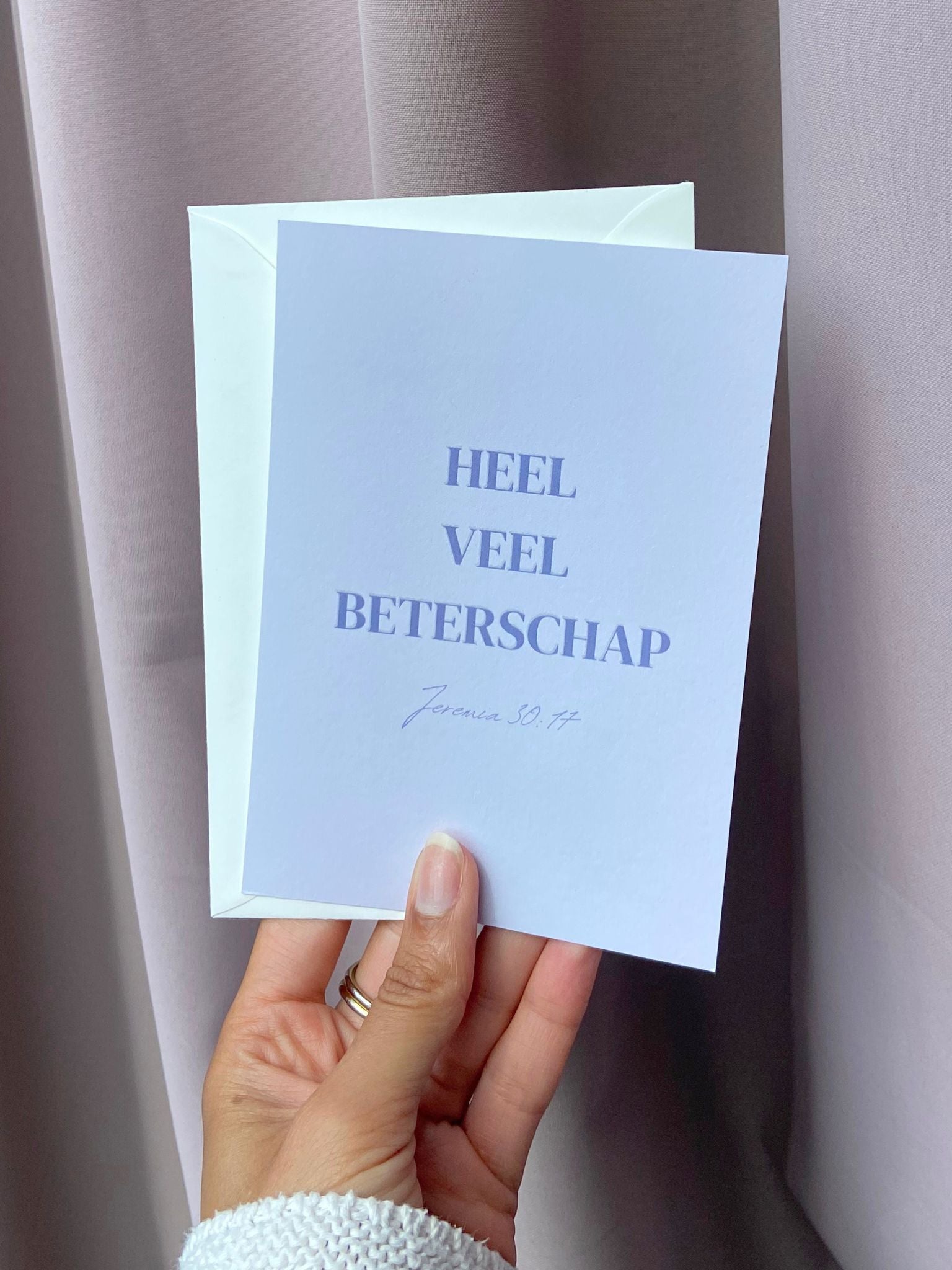 christelijke beterschapskaart