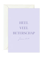 Wenskaart 'Beterschap'