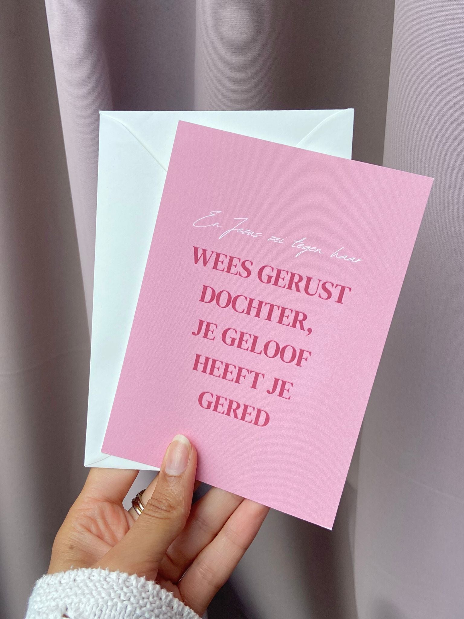 christelijk kaartje sturen bemoediging
