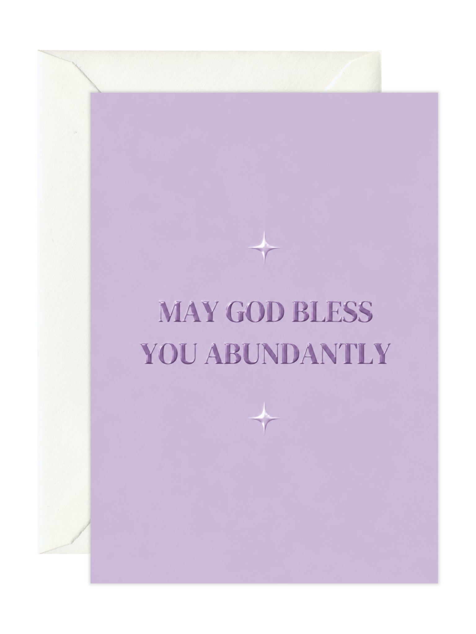 Wenskaart 'God Bless'