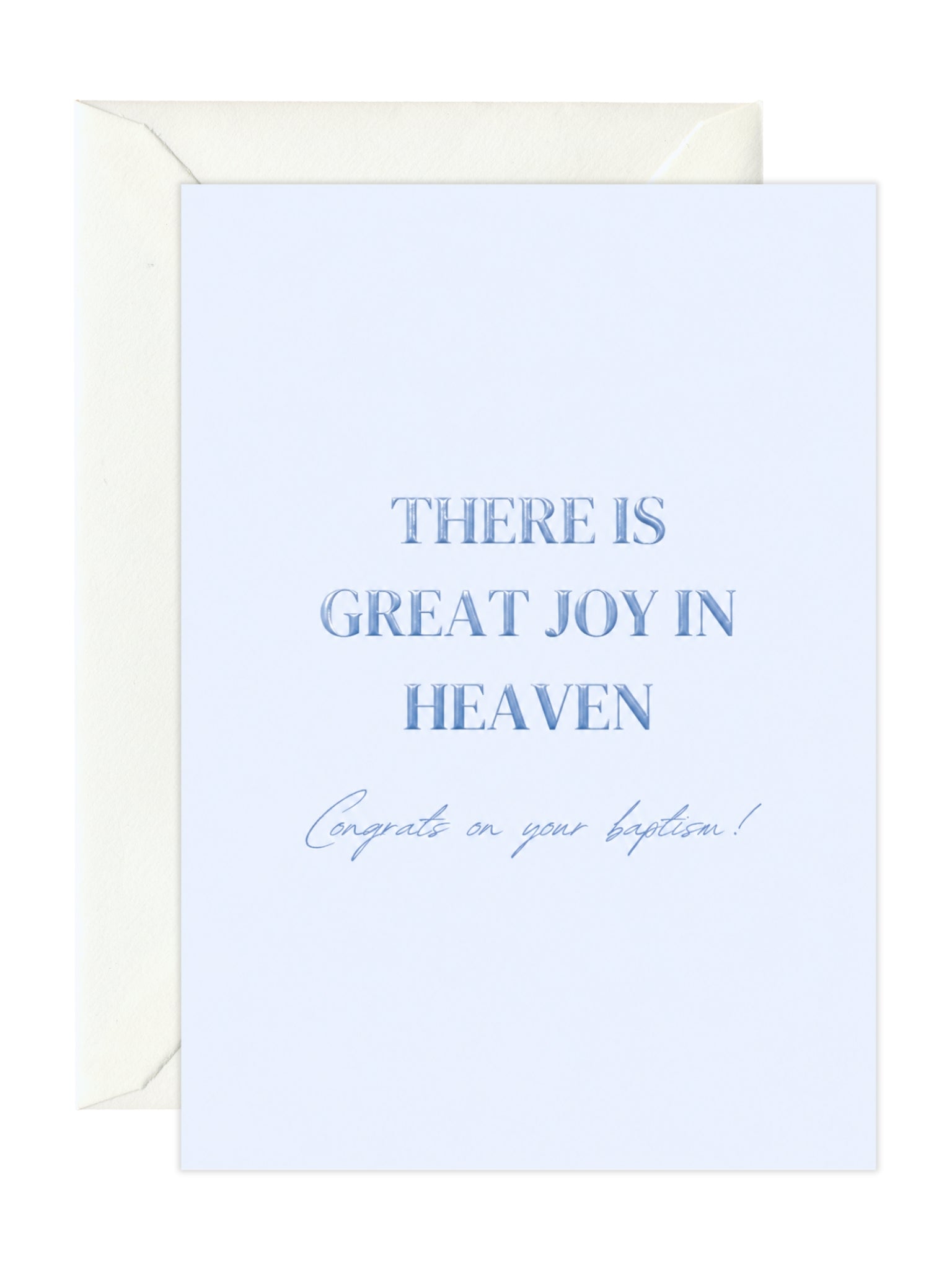 Doop felicitatiekaart 'Great Joy'