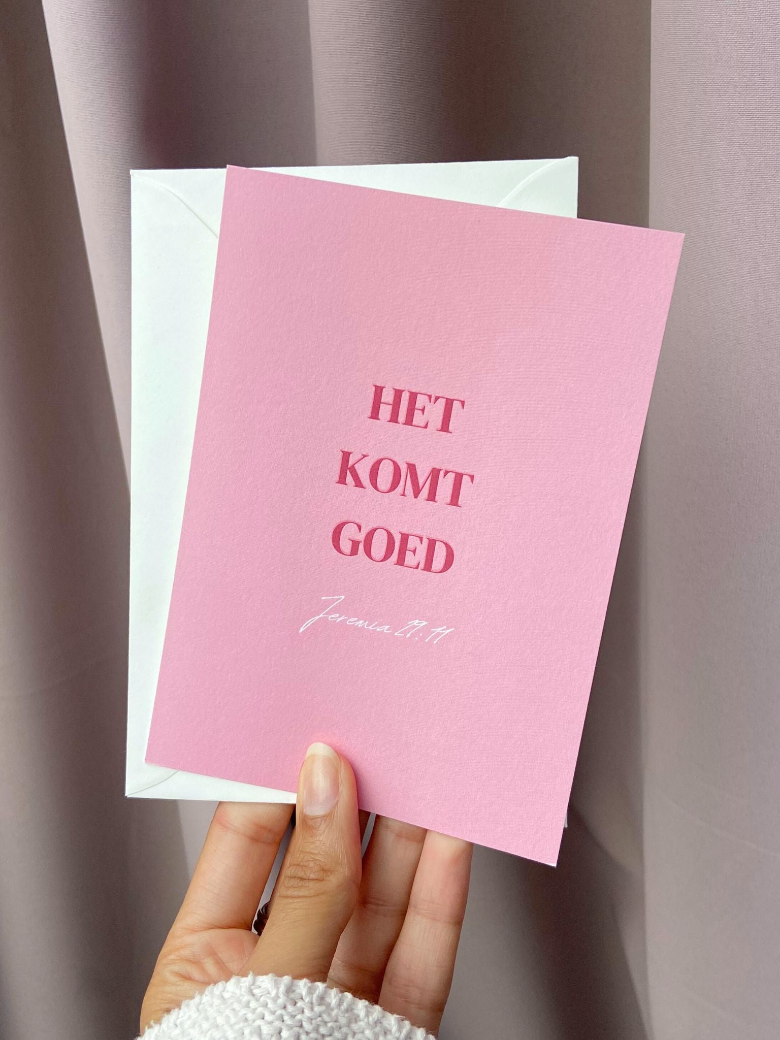 jeremia 29:11 christelijke kaart sturen