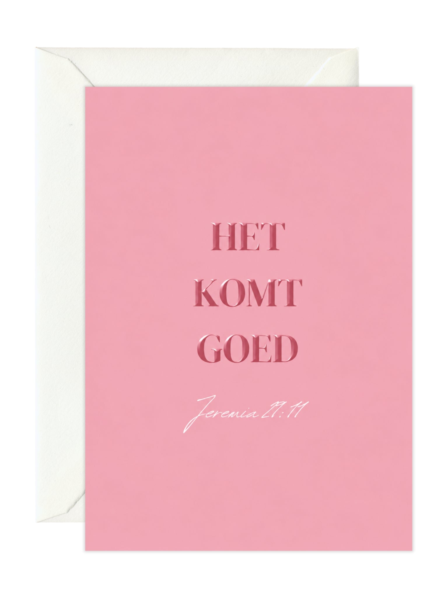 Greeting card 'Het komt goed'