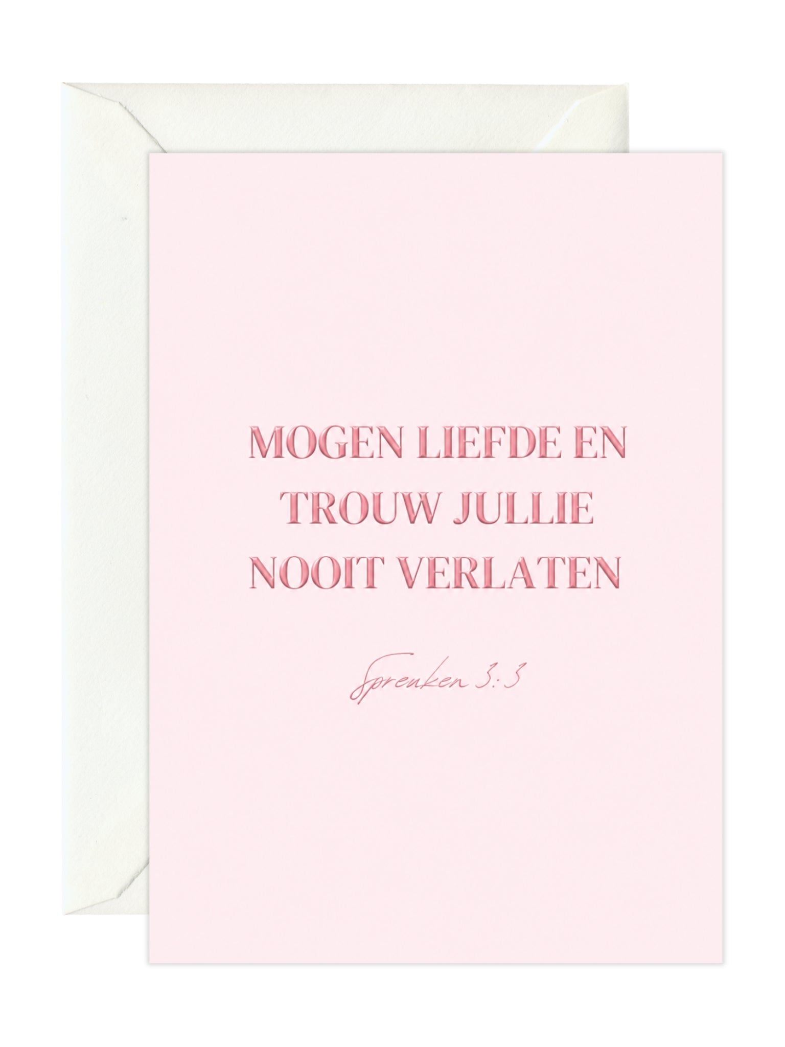 Greeting card 'Liefde en trouw'