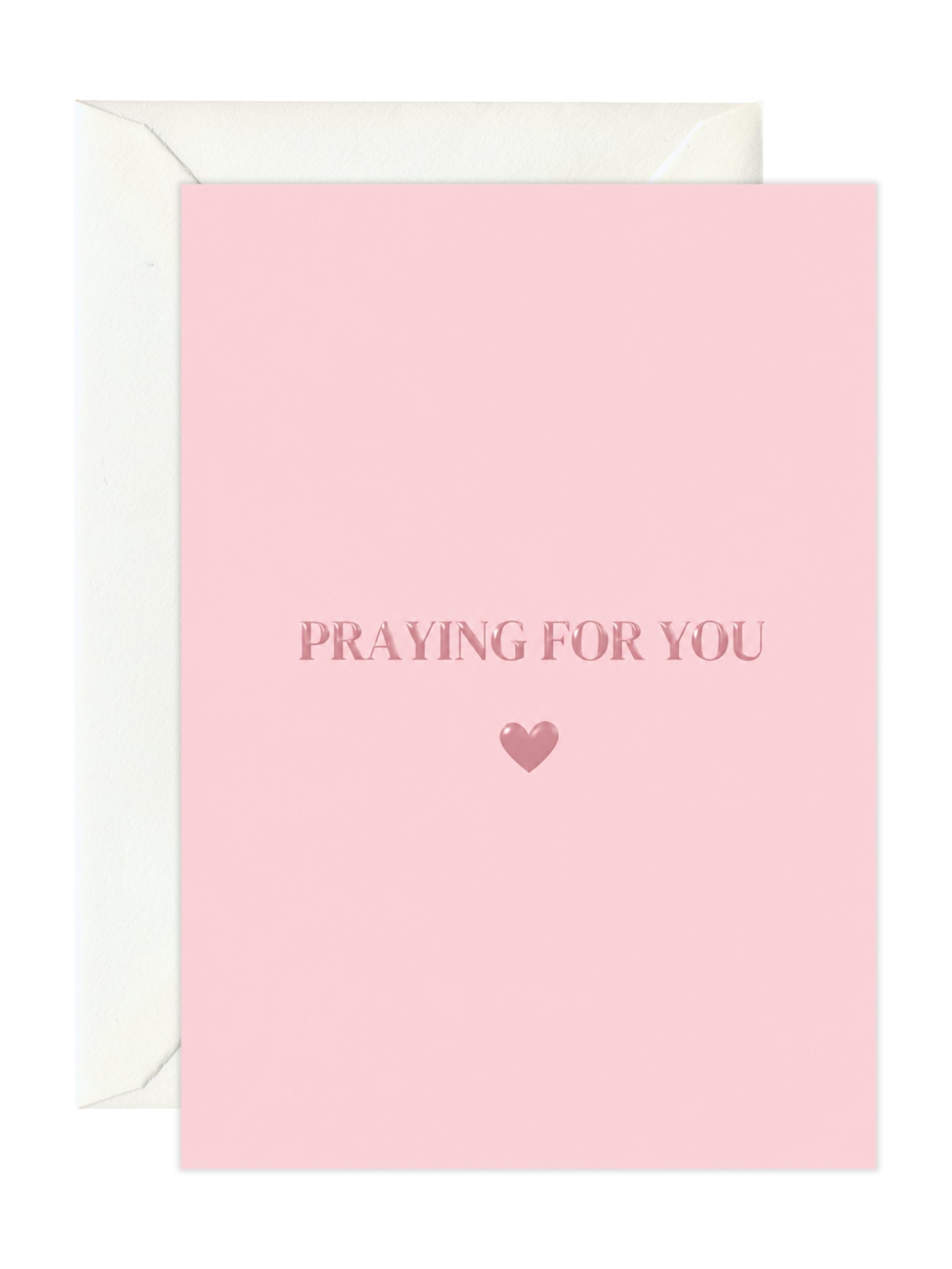 Greeting card 'Praying for you'
