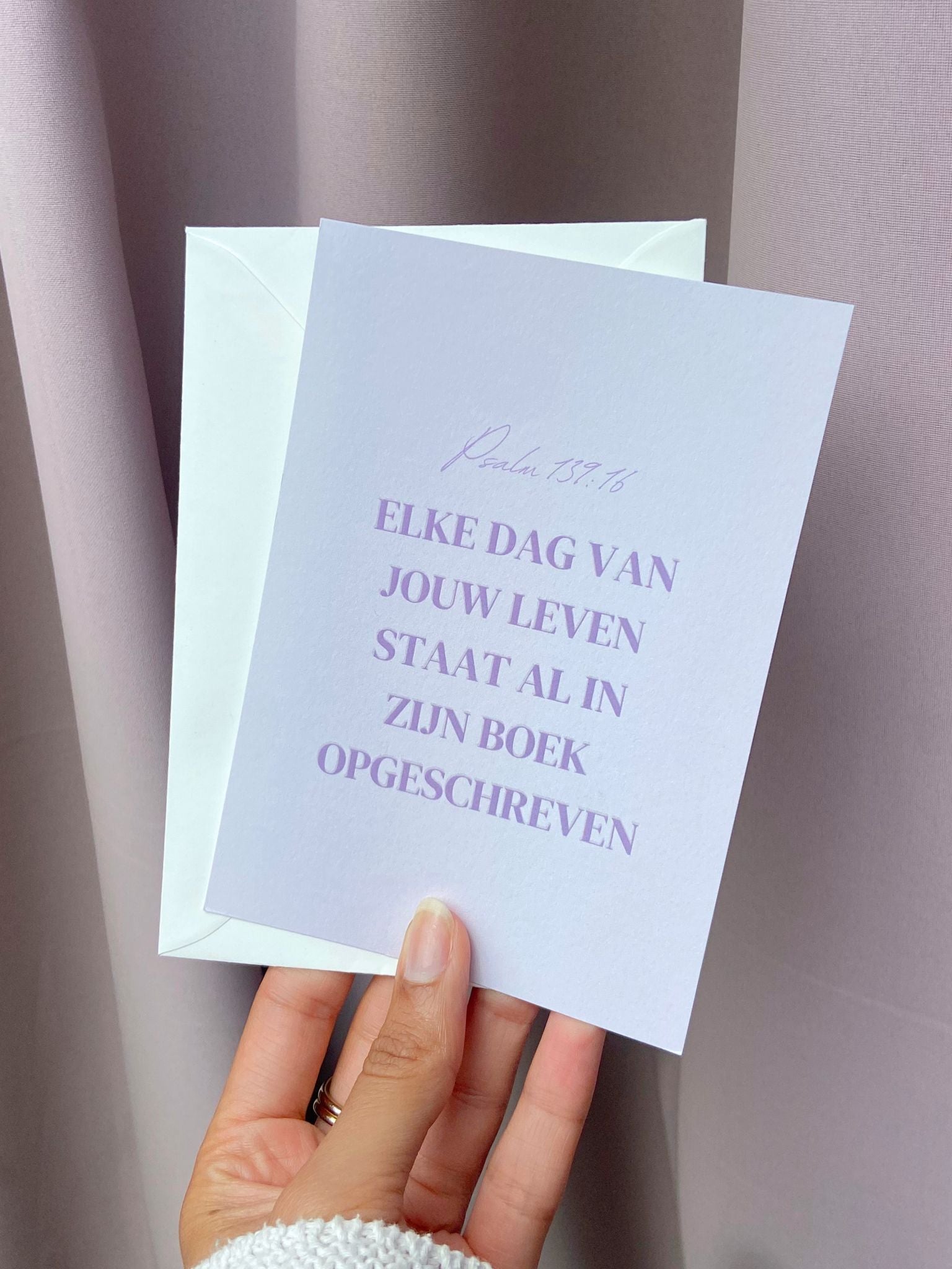 christelijke kaart psalm 139 kopen