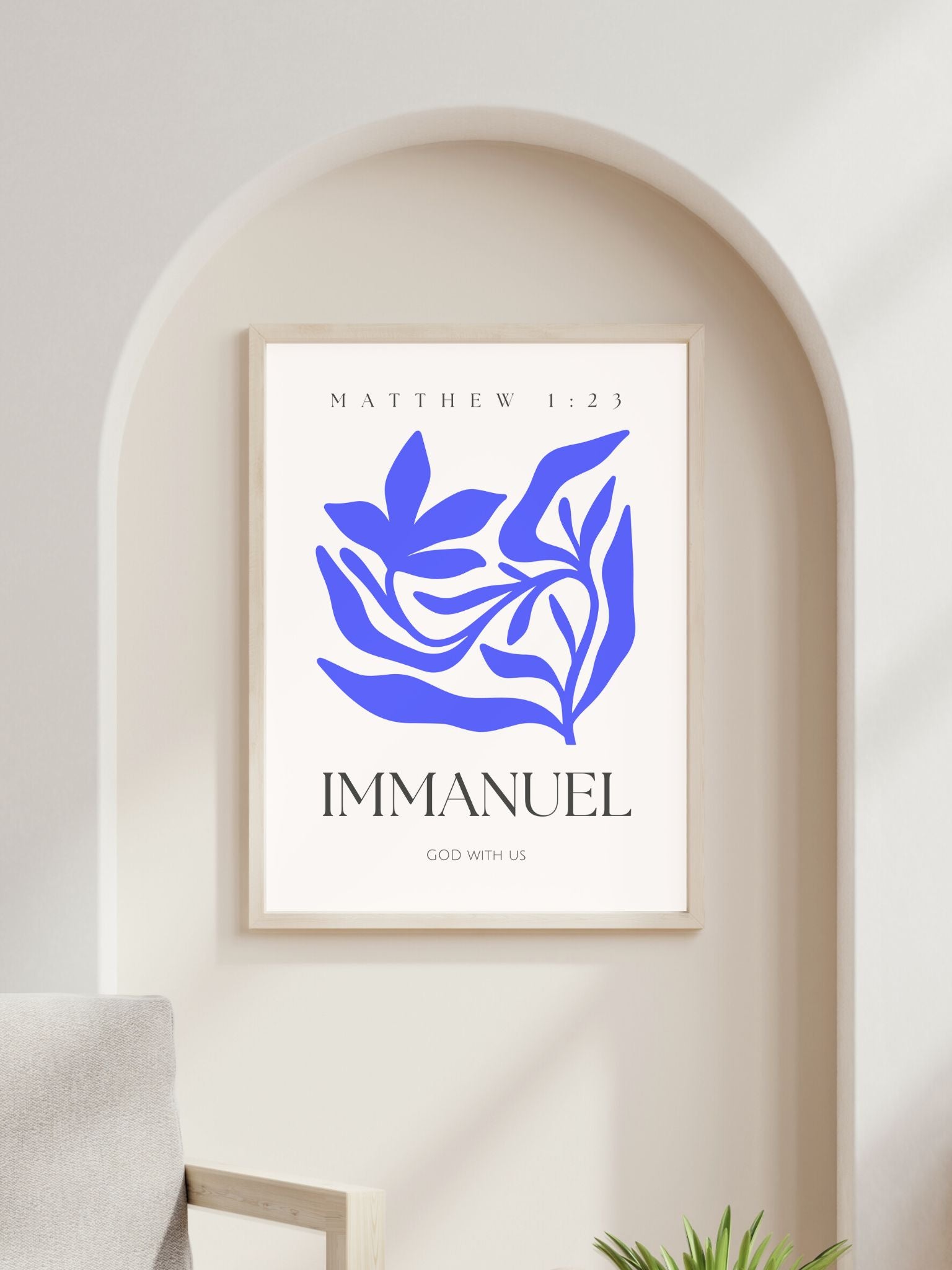 christian wall art Immanuel God with us