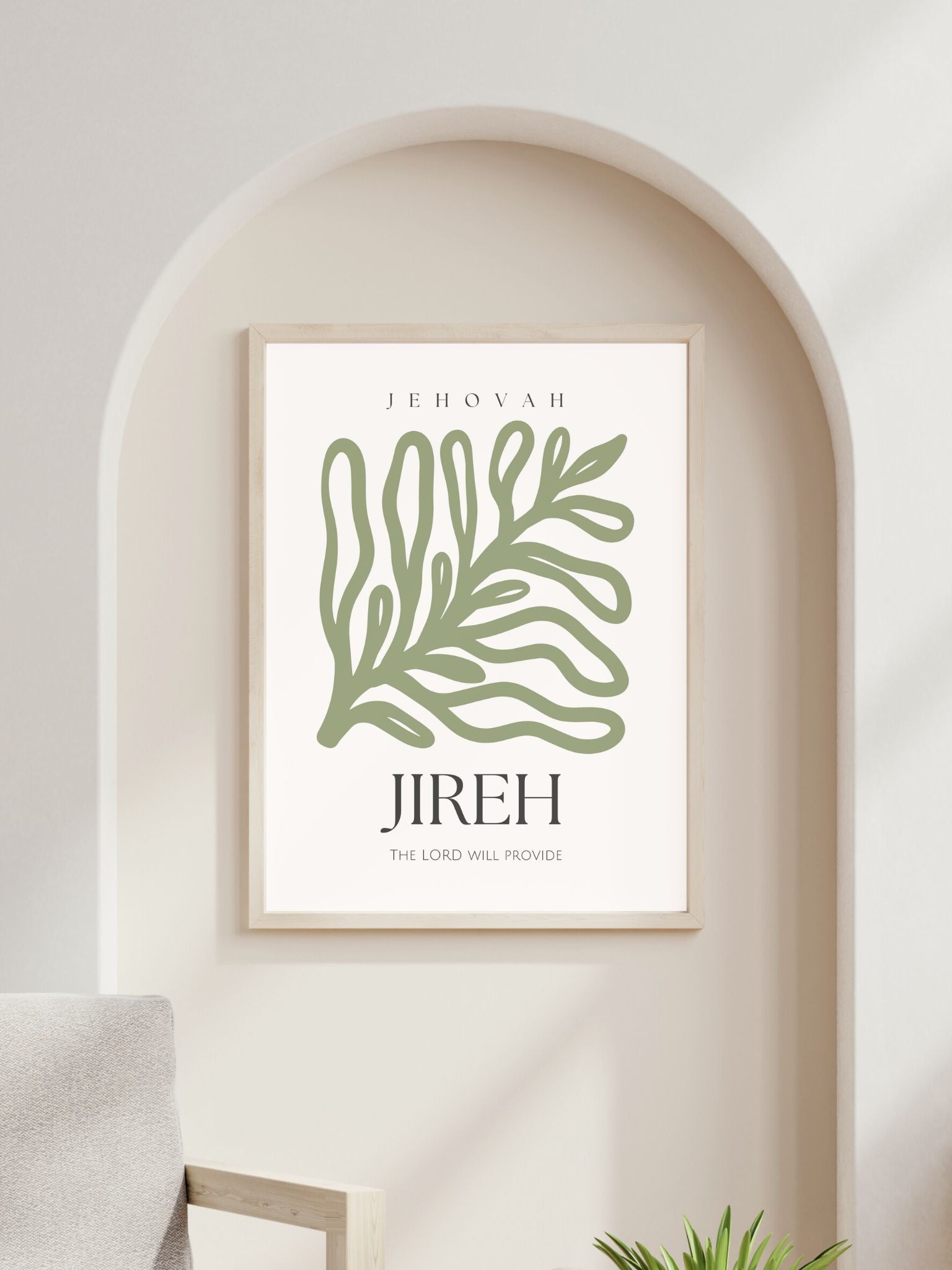 christian poster Jehovah Jireh names of God