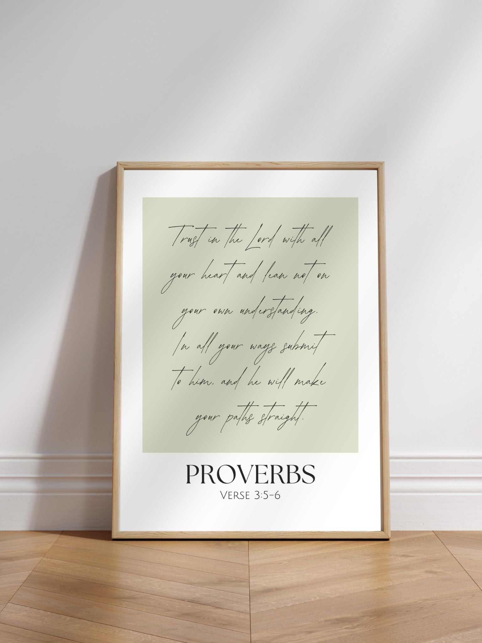 Poster 'Trust In The Lord'