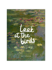 Poster 'Look at the birds'