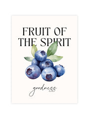 Bible verse wall art Galatians 5:22 fruit of the Spirit goodness