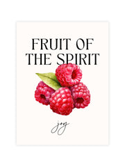 Bible verse wall art Galatians 5:22 fruit of the Spirit joy