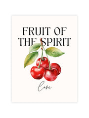 Bible verse wall art Galatians 5:22 fruit of the Spirit love