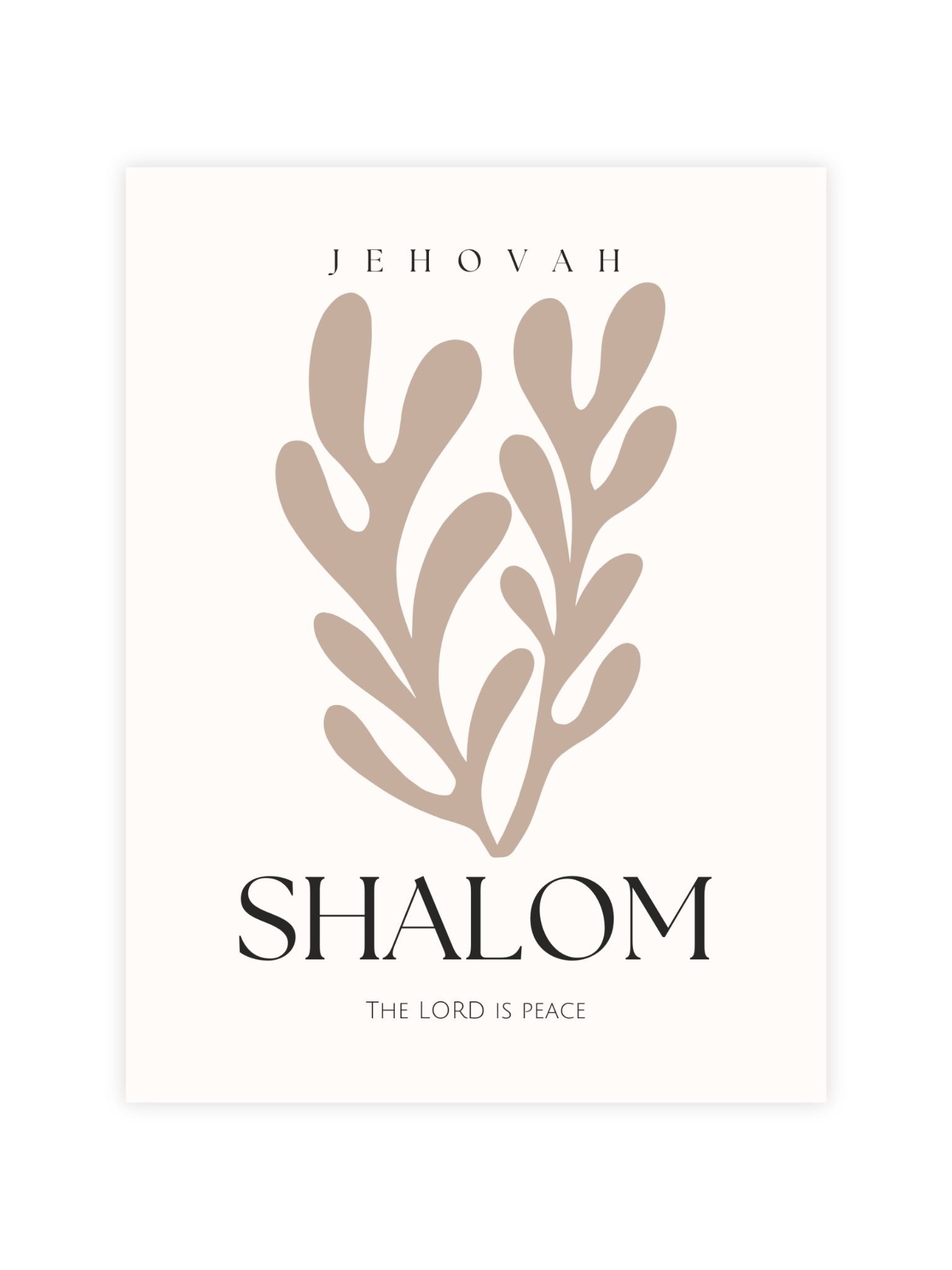 Poster 'Jehovah Shalom'