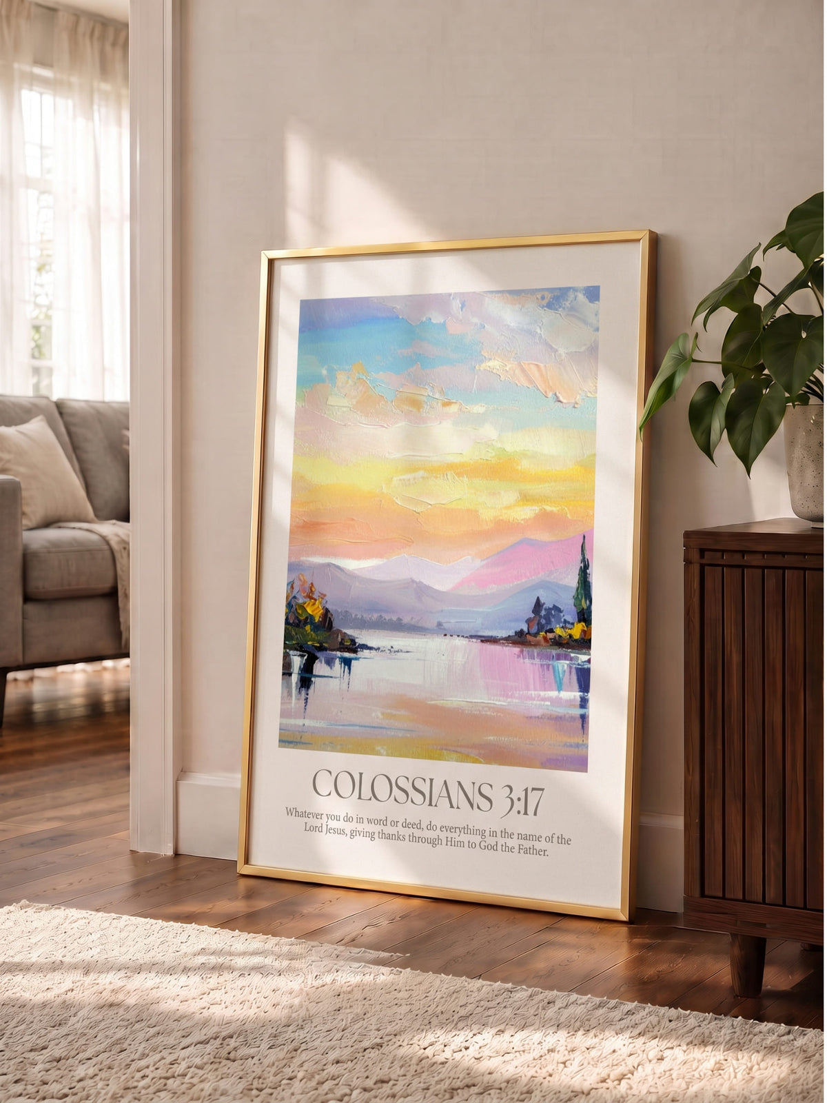Custom Poster 'Everything In Jesus Name'