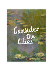 Poster 'Consider the lilies'