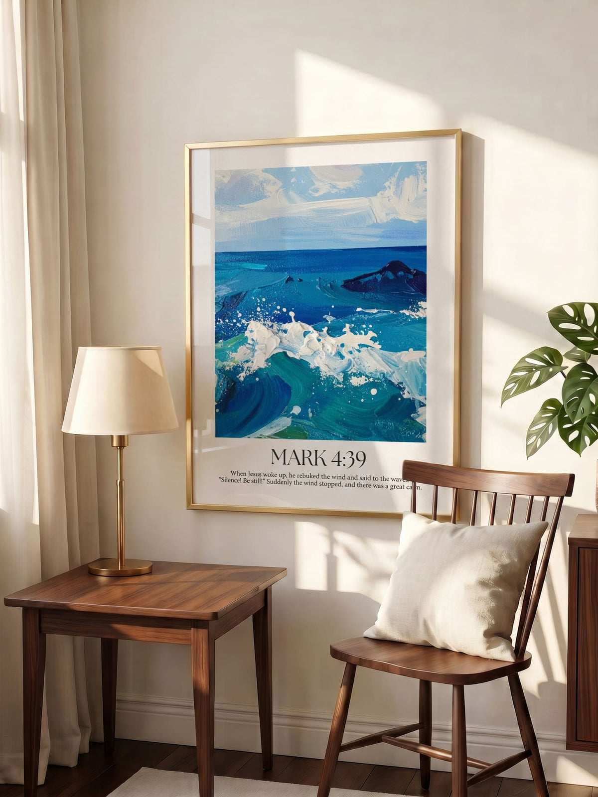 Custom Poster 'Jesus Calms the Storm'