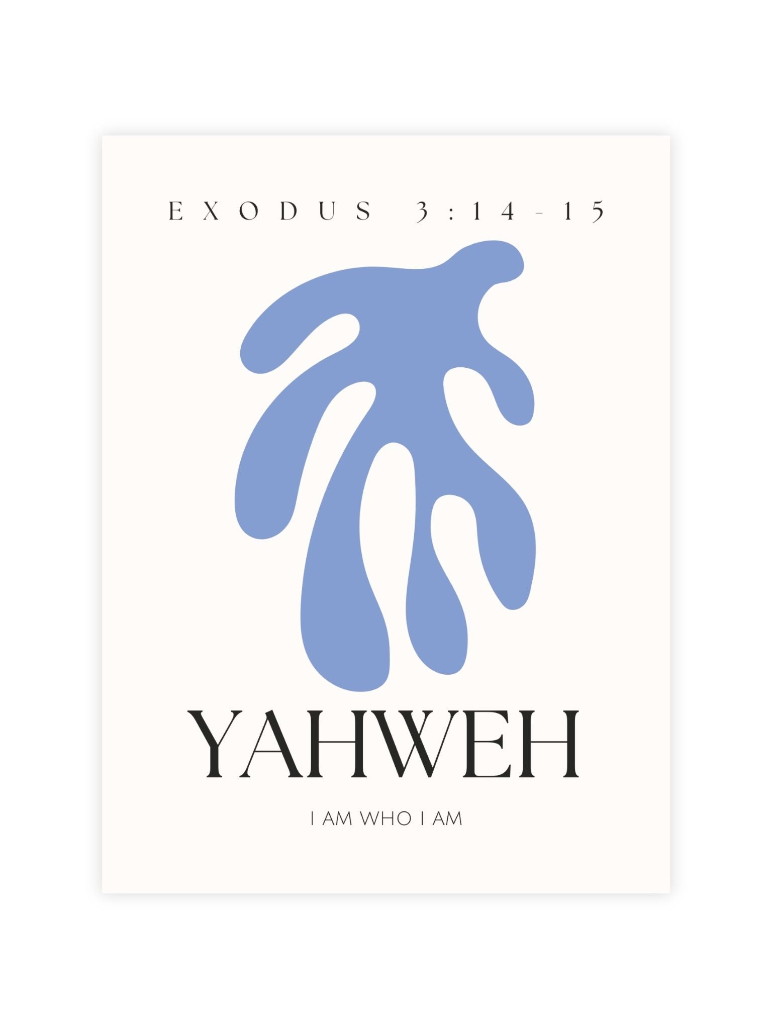 Poster 'Yahweh'
