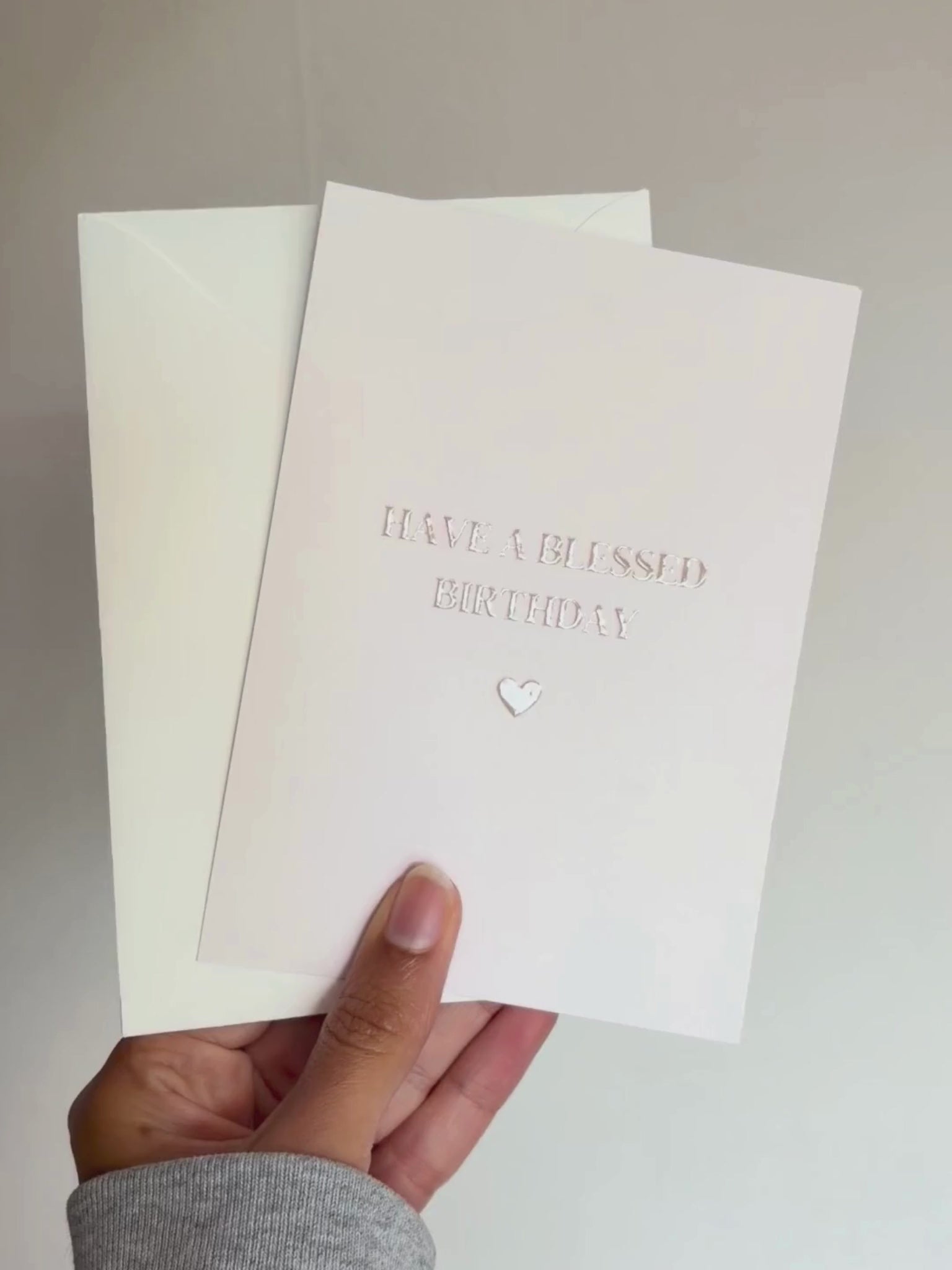 Load video: Greeting card 'Blessed birthday'